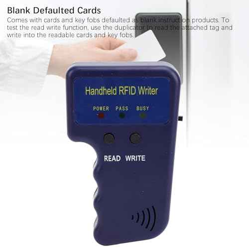 ciciglow FOB Copier, 125 KHz Portable Copier Writer, Portable Identification Card Duplicator + 6 IC + 6 Cards Recordable