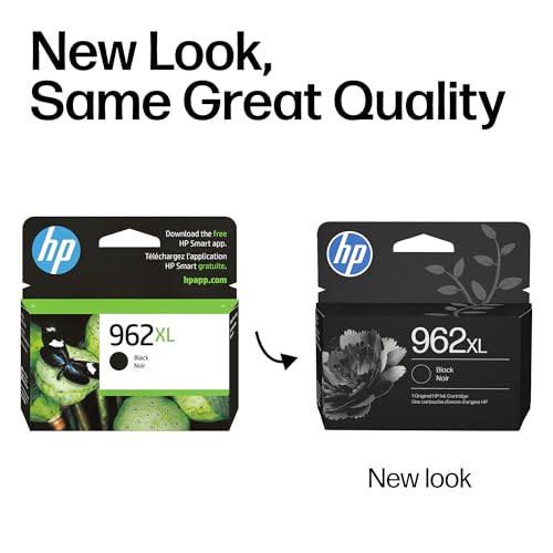 HP 962XL Black High-Yield Ink Cartridge for OfficeJet & Pro Printers - 1 Count