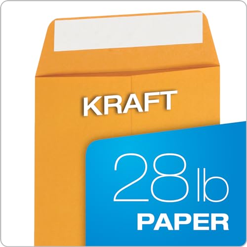 Columbian Small 6x9 Catalog Envelopes Self Seal Brown Kraft Pack of 30
