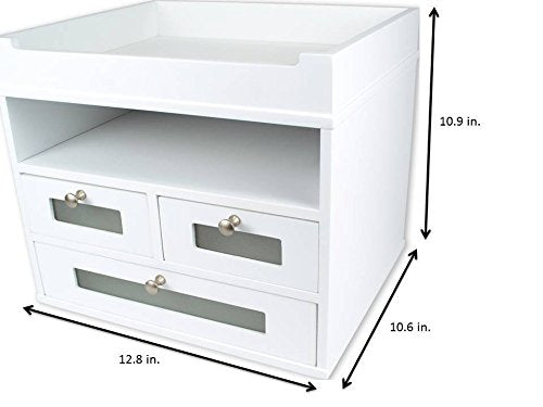 Victor W5500 Pure White Tidy Tower