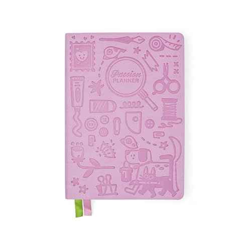 Passion Planner Weekly 2025-2026 Mid-Year Sunday Goal-Oriented Agenda, 52-Week Appointment Calendar, Reflection Journal (Passion Projects Lilac, Small 5.8" x 8.3")