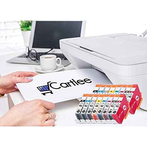 Cartlee Compatible Ink Cartridges Replacement for Canon CLI-42 PIXMA PRO-100 Pro100 100 100S CLI 42 16 Pack High Yield (2 Black, 2 Cyan, 2 Magenta, 2 Yellow, 2 PC, 2 Photo M, 2 Gray, 2 Light Gray)