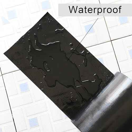 8 Inch Wide Duct Tape, 9 Mil Heavy Duty 8 inches x 55 Yards (164 ft) Black, Waterproof, Strong, Flexible, No Residue, UV Resistant for Crafts & Home Improvement