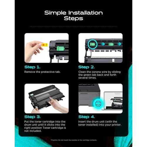 DR730 Drum Unit Compatible Replacement for DR-730 Drum Units to use with MFC-L2710DW MFC-L2750DW HL-L2390DW HL-L2395DW HL-L2350DW DCP-L2550DW HL-L2370DW Printers (2 Drum, NOT Toner)