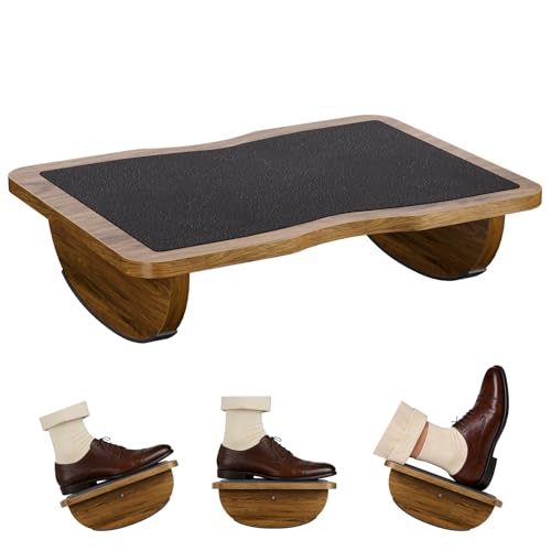 Walnut Ergonomic Under-Desk Foot Rest - Single Layer, Atoping