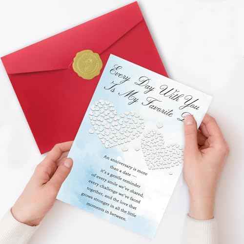 Anniversary Card to Husband Wife, Funny Anniversary Card Gifts for Women, Men, Him, Her, Valentine Day Gifts Decorations
