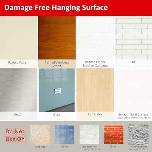 Antilope 6 Sets 18Pcs Vinyl Record Wall Mount Display Holder No Screws, Self Adhesive Clear Acrylic Vinyl Record Hangers Shelf for Album Covers Display and Home Wall Decoration -Single LP