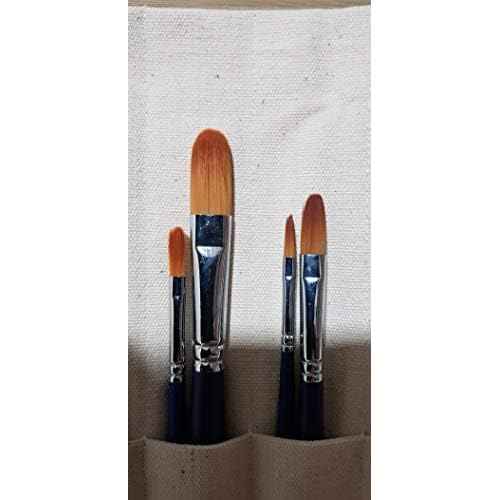 Artists Oil Acrylic Painting Brushes Set Hwahong 800 (7 Counts)