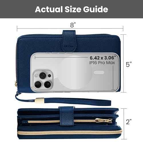 Multi-flap Budget Wallet for Cash Stuffing, Card, Check -Simplified Cash Envelope Wallet System for Budgeting W/ Budget Tracker Sheets, RFID Blocking Leather Wallets For Women, Money Organizer Holder
