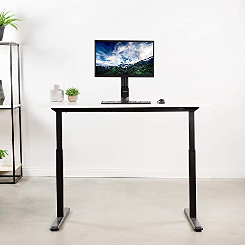 VIVO White 60x24 Inch Solid Tabletop for Desks - Model DESK-TOP60W