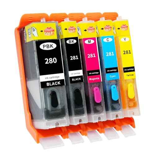 280XL 281XL Refillable Ink Cartridges for PIXMA TS6120 TS6220 TS6320 TS8120 TS8220 TS8320 TR7520 TR8520 TR8620 TS9120 TS9520 TS9521C TS702 Printer