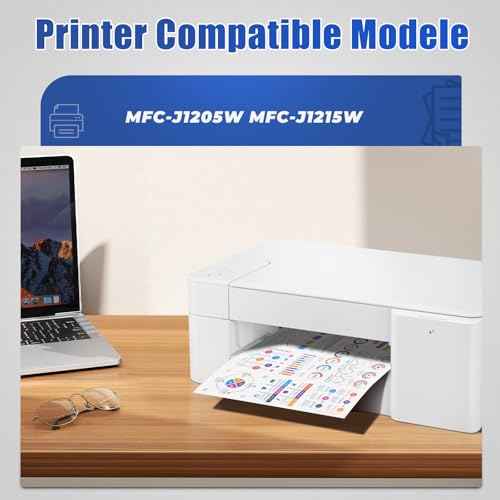 LC404 MFC-J1205W MFC-J1215W Ink Cartridges Compatible for Brother Printer LC404 LC404XL LC-404 Ink Cartridges Works with Printer MFC J1205W J1215W LC 404 XL Ink Cartridge Black Cyan Magenta Yellow