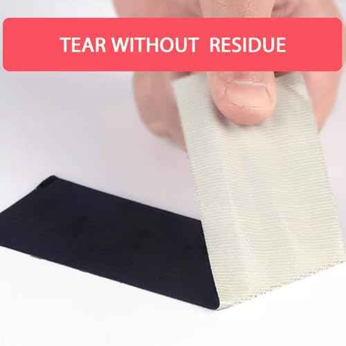 3-Pack Duct Tape Heavy Duty Black Waterproof, 66 Yards x 1.88 Inch Total Strong Adhesive Duct Tape No Residue Bulk for Home Use, DIY, Projects, Outdoor Repairs Tear by Hand