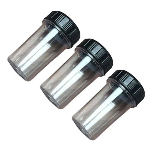 5PCS Microscope Objective Lens Storage Container, Protective Laboratory Case