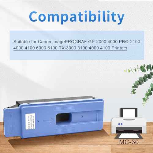 MC-30 MC30 Waste Ink Maintenance Cartridge Waste Ink Collector Unit Work for Canon imagePROGRAF GP-2000 4000 PRO-2100 4000 4100 6000 6100 TX-3000 3100 4000 4100 Printers
