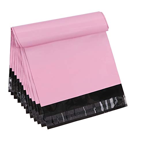 6.8x10in Pink Poly Mailer Envelopes, Pack of 50 - Shipping Bags