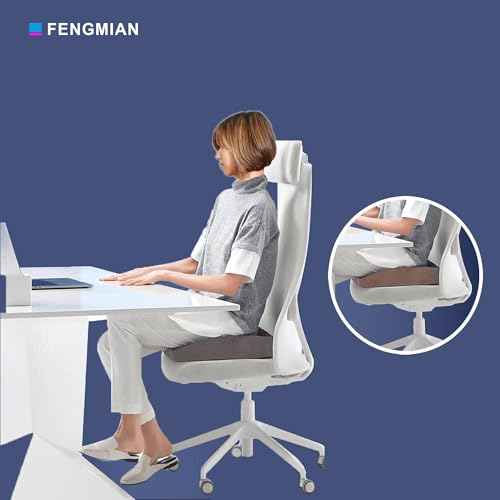 Natural Latex Seat Cushion - Soft, Bouncy and Relieves Pressure - Suitable for Office Chair, Home Chair, Car, Gaming, Wheelchair, Meditation, and Yoga