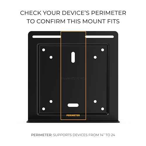 HumanCentric Universal Wall and VESA Mount, Adjustable Strap for Small Computers, UPS Units, Cable Boxes, Modems and Other Electronic Devices, Mounts on The Wall or Back of a Computer Monitor