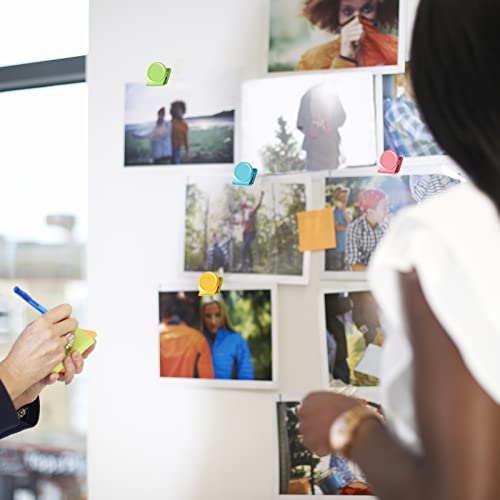 Mi Metty 32 Pack Multicolor Magnetic Clips for Refrigerator Whiteboard Photos