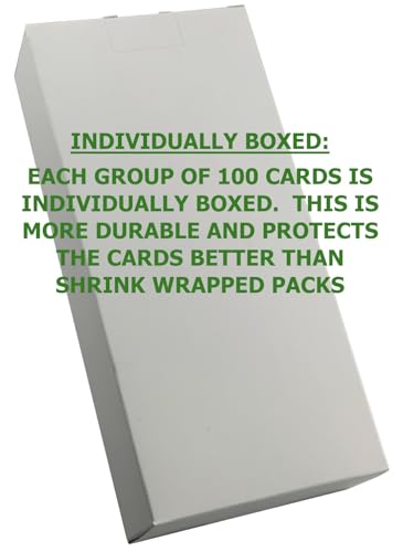 1000 Compatible Lathem 7000E & 7500E Time Cards, Barcoded, Double-Sided, 3.375 x 7.3125 Inches
