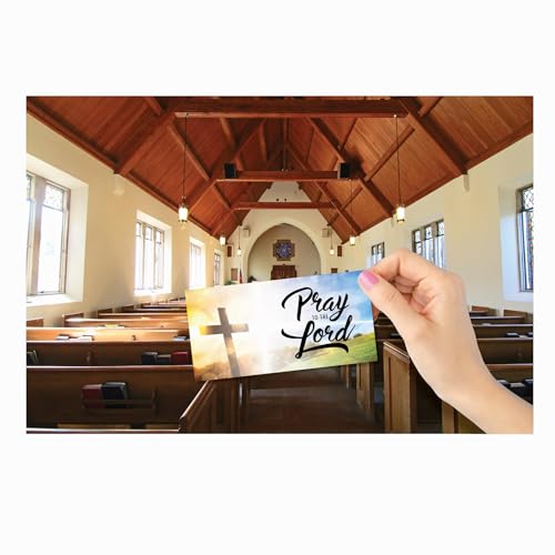 Printlink - 500 Tithes and Offering Envelopes for Church, 3 1/8" x 6 1/4", 20lb White Wove Paper, Full Color Printing on the Front and Back, Dry Gummed Tabbed Scalloped Flap, Made and Printed in USA