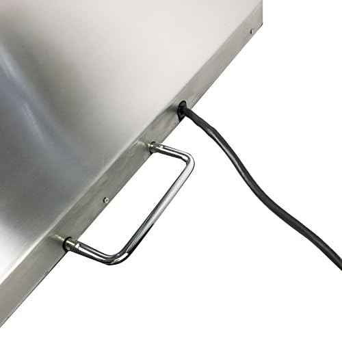 Angel USA Extra Large 22 inch by 18 inch Platform Stainless Steel 400lb Heavy Duty Digital Postal Shipping Scale, Powered by Batteries or AC Adapter, Great for Floor Bench Office Weight Weighing