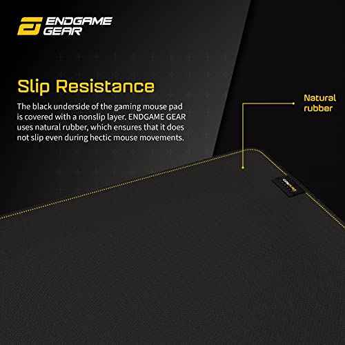 ENDGAME GEAR MPC 890 Cordura Gaming Mouse Pad, Nonslip Desk Pad, Size 35.04" x 17.72", Navy Blue