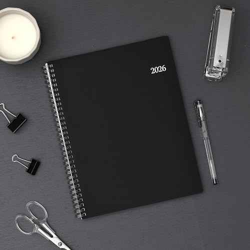 Blue Sky 2026 Weekly and Monthly Planner Calendar, January 2026 - December 2026, 8¡± x 10.875¡±, Flexible Cover, Laminated Tabs, Durable Twin Wire Binding, Dainian