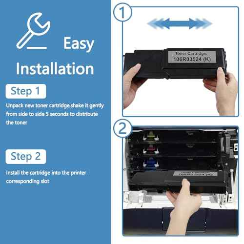 MxVol VersaLink C400/C405 Black Toner Cartridge (Extra High-Yield 10,500 Pages) 106R03524 Black Toner Replacement for Xerox VersaLink C400 C405 C400N C400DN C405N C405DN Printer Ink, 1 Pack
