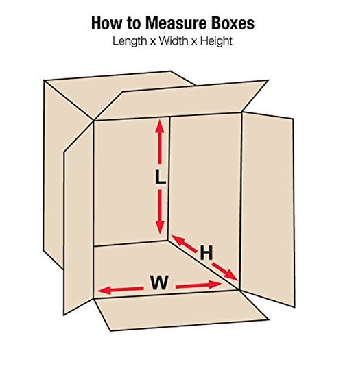 Aviditi 16 x 10 x 8 Corrugated Cardboard Boxes, Medium 16"L x 10"W x 8"H, Pack of 25 | Shipping, Packaging, Moving, Storage Box for Home or Business, Strong Wholesale Bulk Boxes