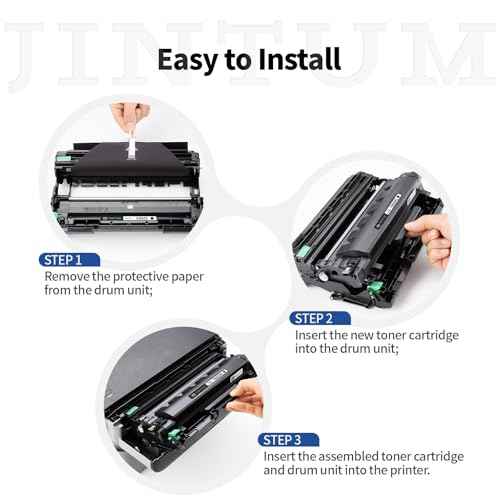 JINTUM DR830 Drum Unit Compatible with Brother DR830 DR-830 TN830 TN-830 Drum Unit Replacement for Brother HL-L2460DW DCP-L2640DW HL-L2405W MFC-L2820DW Printers (No Toner)