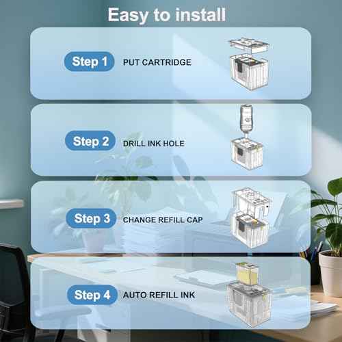 260XL 261XL High Capacity Ink Refill for Canon 260 and 261 Ink PG-260 CL-261 Compatible with Pixma TS6420a TS6420 TS6400 TR7020a TS5320 TR7000 TR7020 Printer (3 Black 2 Cyan 2 Magenta 2 Yellow)