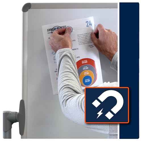 Quartet Nano-Clean Magnetic Dry-Erase Board, 48" x 36" (4' x 3'), Double-Sided, Silver Frame (Q284836A01-R)