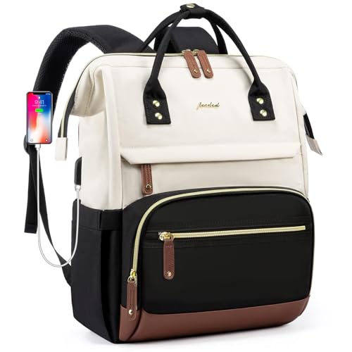 Backpack for Women Work Bags: 15.6 inch Laptop Backpack Purse Backpacks with USB Charger College Bookbag Casual Business Computer Backpack for Travel Nurse Teacher