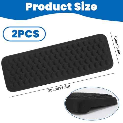 Arm Rest for Desk, L-Shaped Memory Foam Elbow Pads with Non-Slip Base, 2-Piece Ergonomic Desk Edge Cushion & Wrist Rest for Computer Keyboard, Office and Home Use