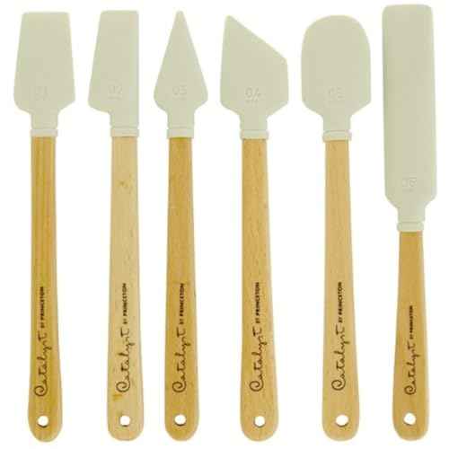 Hyatt's Princeton Artist Brush, Catalyst White Mini Blade, 6 Piece Set