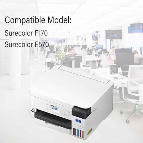 T49M Sublimation Ink Compatible for Surecolor F170 F570 Sublimation Printer 4 Pack T49M1 T49M2 T49M3 T49M4
