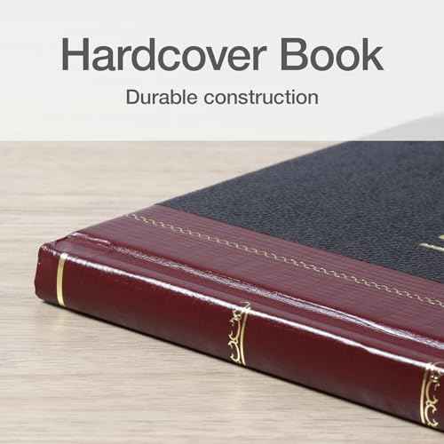 Boorum & Pease L21150R Laboratory Record Book,150 Pages,8-1/8-Inch x10-3/8-Inch,Black/Red
