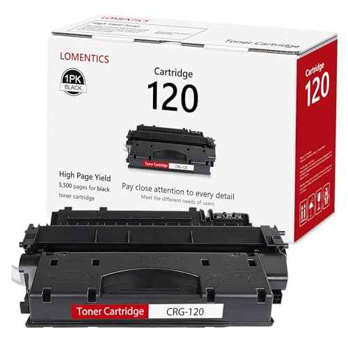 120 Black Toner Cartridge(1-Pack) - Loment Compatible CRG-120 Toner Cartridge Replacement for 120 i-Sensys MF6680 ImageClass D1100 D1120 D1150 D1180 D1320 D1350 D1370 D1300 D1500 Series Printer