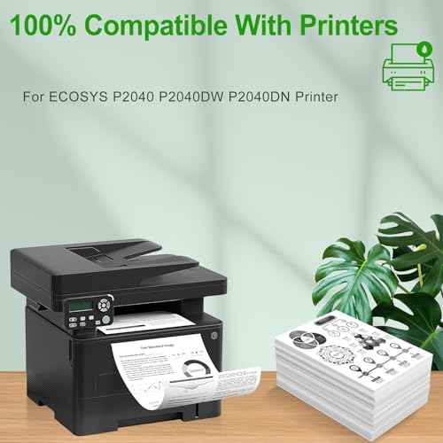 TK-1162 TK 1162 Toner Cartridge Replacement for ECOSYS P2040 P2040DW P2040DN Printer 7,200 Pages Extra High Capacity (Black,2-Pack)