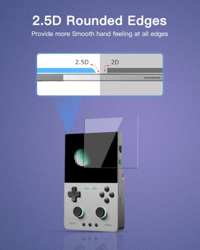 YAJOJO 3-Pack Soft Screen Protectors for TRIMUI Brick Hammer Pro U 3.95 Inch Console - Flexible HD Clear Anti-Scratch Bubble-Free Easy Install