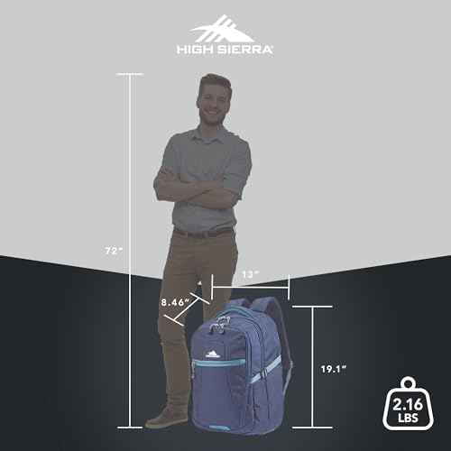High Sierra Travel Bag, Navy/Graphite Blue, Backpack