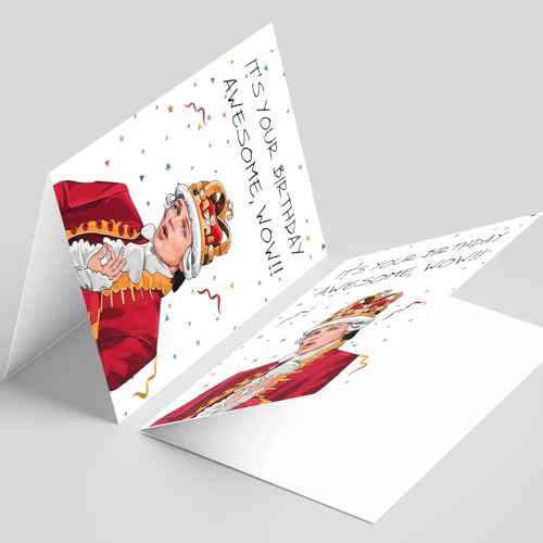 PIUST Hamilton Birthday Card, King George III Birthday Card, Hamilton The Musical Birthday card, It's your birthday, Awesome, wow!(72)