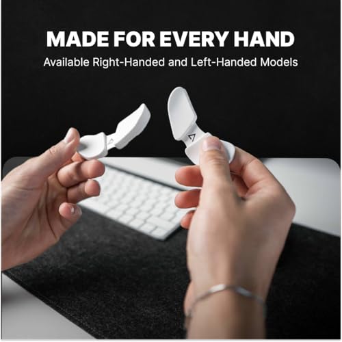 DELTAHUB Carpio 2.0 Ergonomic Right-Hand Mouse Wrist Rest Large Black - Pain Relief & Support