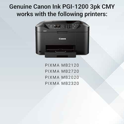 Canon MAXIFY PGI-1200 3Color Multi Pack Ink Compatible to MB2120, MB2720, B2020, MB2320, Cyan, Magenta, Yellow