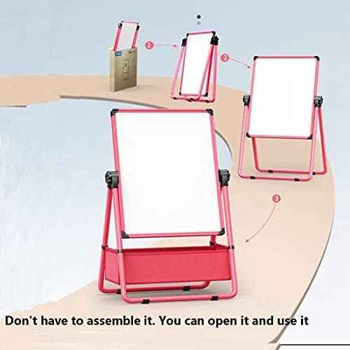 Dry Erase Easel Whiteboard 18'' x 24 ''Double Sided Magnetic Art White Board Height Adjustable U-Stand for Home Office whiteboard