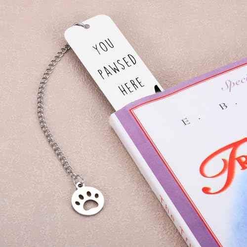 Cat Lover Gifts for Women Men, Cute Bookmarks for Women Girls, Stocking Stuffers for Teens, Cat Gifts, Birthday Gifts for Cat Lovers, Reading Accessories for Book Lovers, Bookish Gifts for Book Club