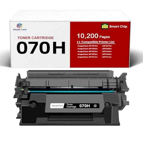 070/070H high Yield Toner Cartridge Compatible Replacement for Canon 070H/070/CRG-070 Toner Cartridge with Canon imageCLASS MF465dw MF462dw LBP247dw LBP246dw Printers|10200-Page Capacity