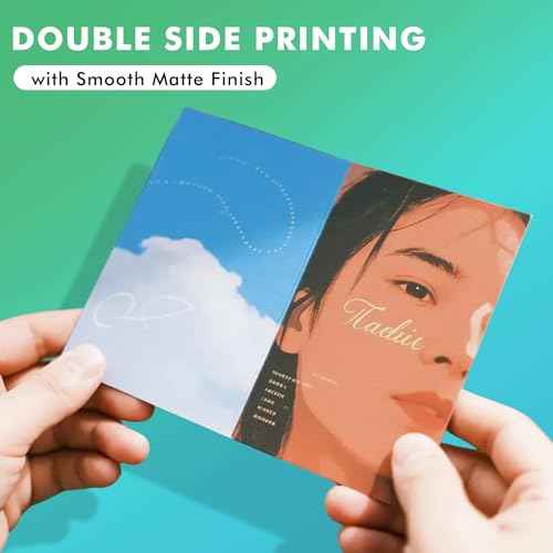 Koala Thin Presentation Paper Double-Sided Matte for Printing Photo 13X19 Inches 110 Sheets Compatible with Inkjet Printer