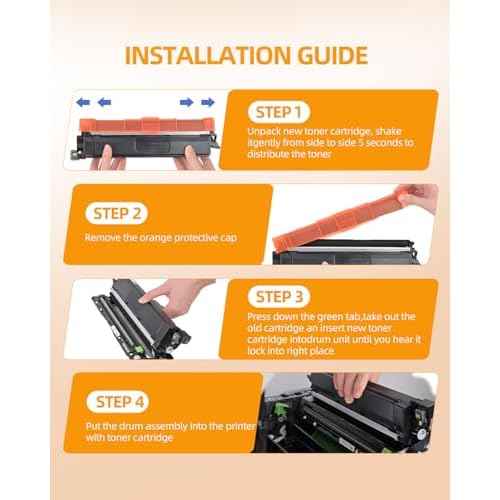 TN830XL Toner Cartridge Replacement for Brother TN830XL TN830 XL Toner TN-830XL Work for Brother DCP-L2640DW HL-L2460DW MFC-L2820DW HL-L2405W HL-L2480DW HL-L2400D (1 Black)